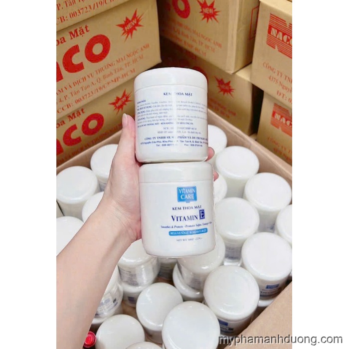 Kem thoa mặt Vitamin E