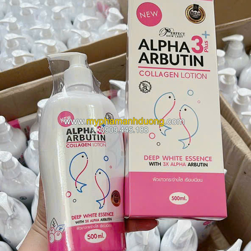 Kem Alpha Arbutin Collagen Lotion 500ml