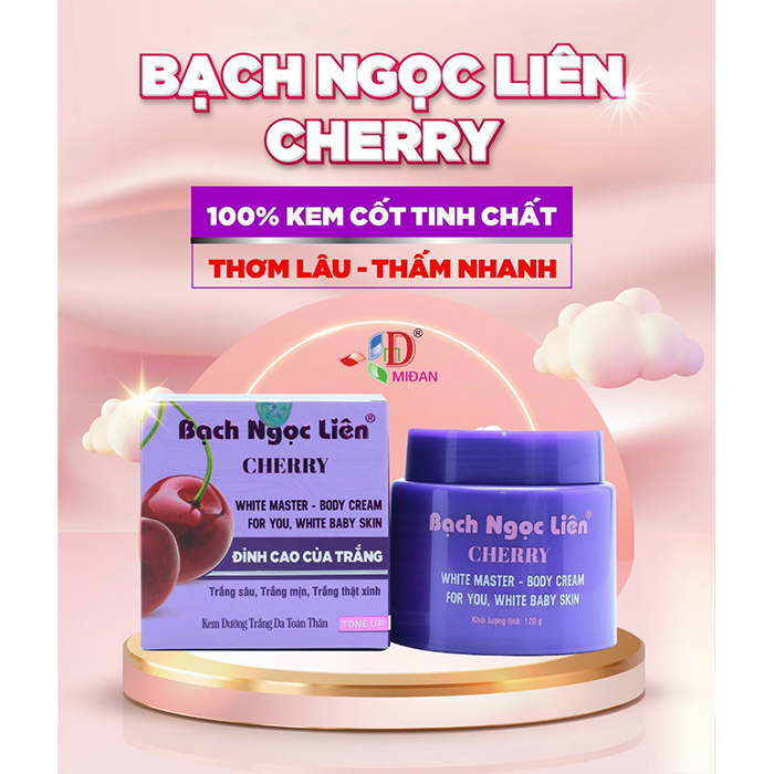 Kem dưỡng trắng da toàn thân Bạch Ngọc Liên Cherry
