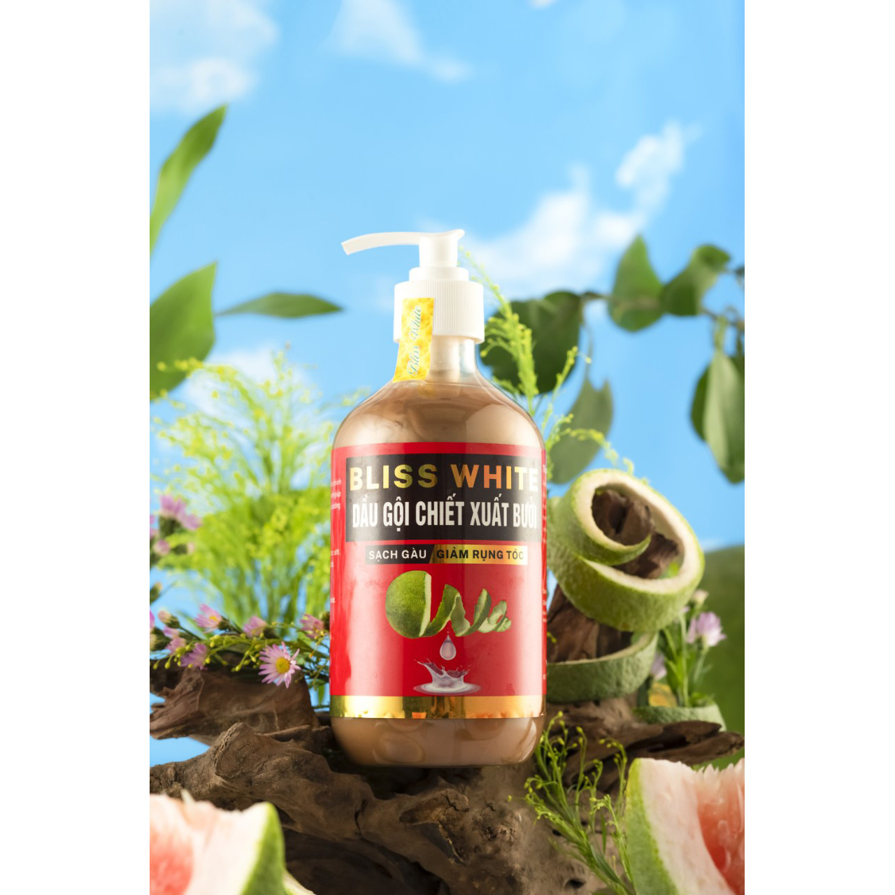 Dầu gội chiết xuất Bưởi Bliss White