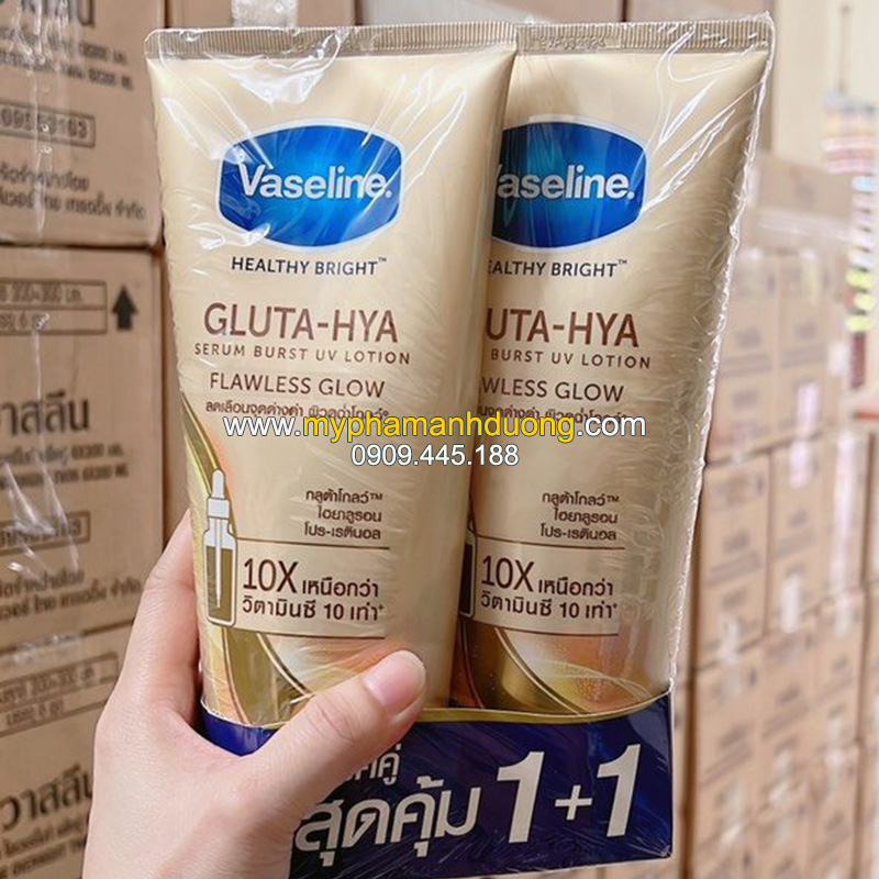 Dưỡng thể Vaseline vàng