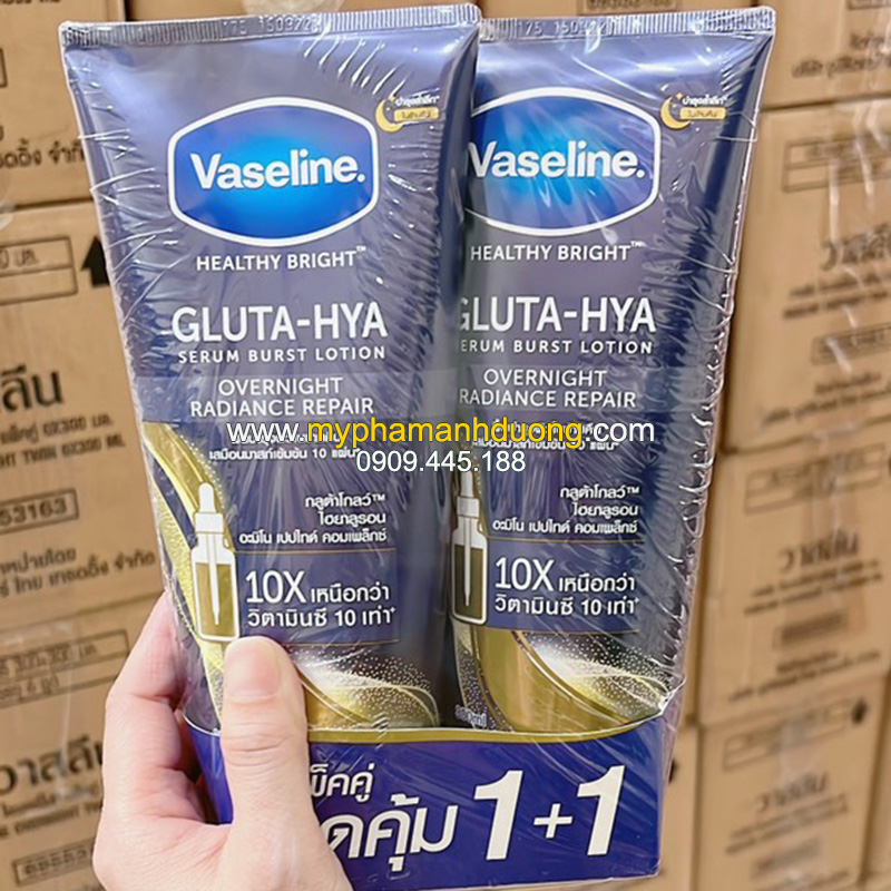 Dưỡng thể Vaseline xanh
