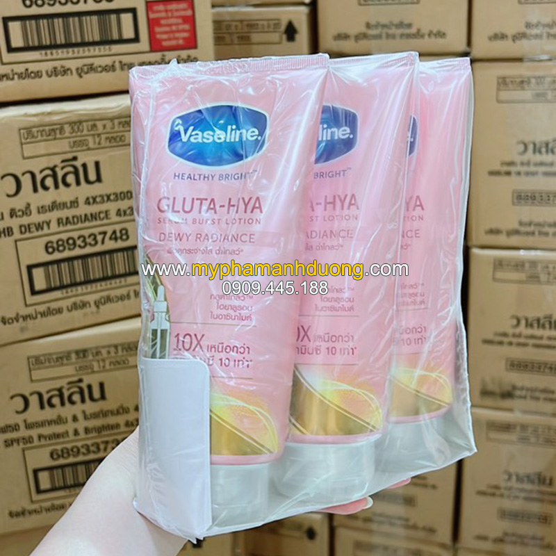 Dưỡng thể Vaseline hồng