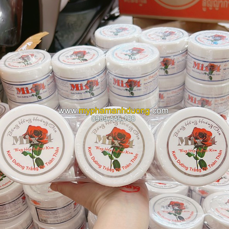 Kem Mix 4 bông hồng Hoàng Gia