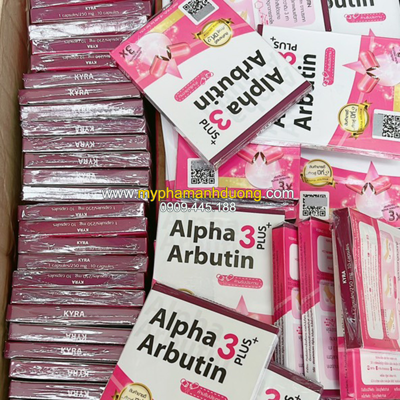 Viên kích trắng Alpha Arbutin 3plus