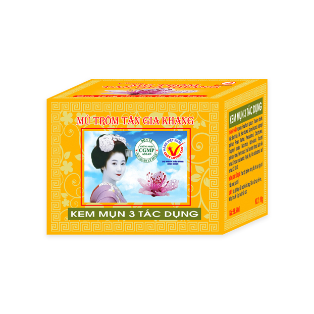 Kem mụn 3 tác dụng