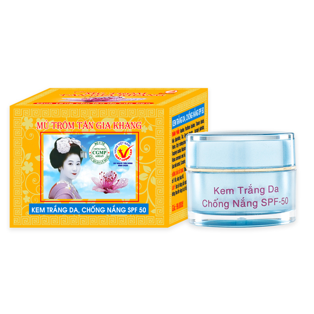 kem trắng da, kem chống nắng