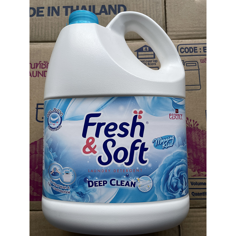 Nước giặt Fresh & Soft xanh 3l