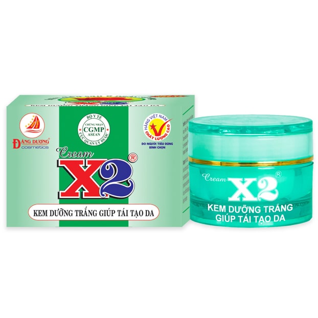 Kem dưỡng trắng giúp tái tạo da Cream X2