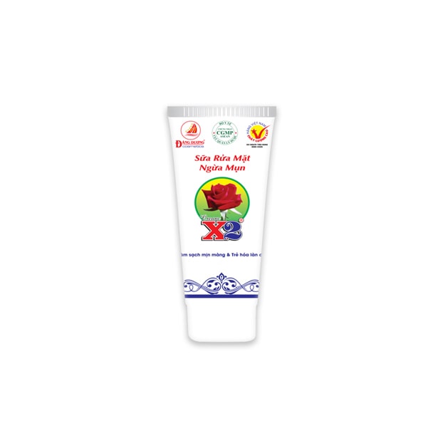 Sữa rửa mặt ngừa mụn Cream X2