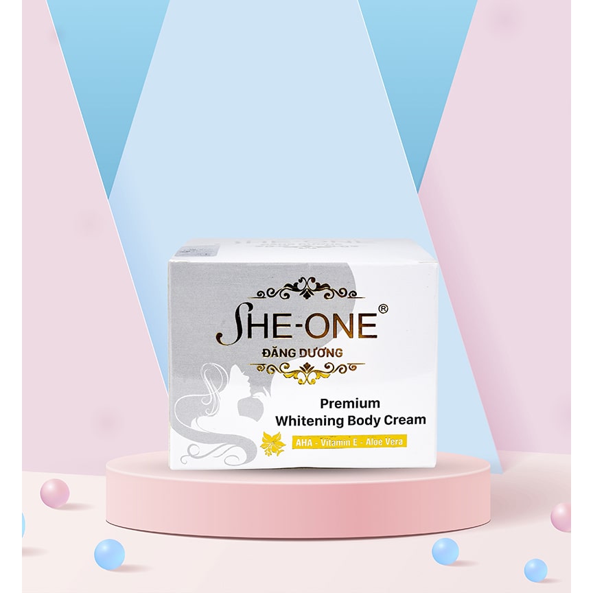 She One - làn da trắng hồng