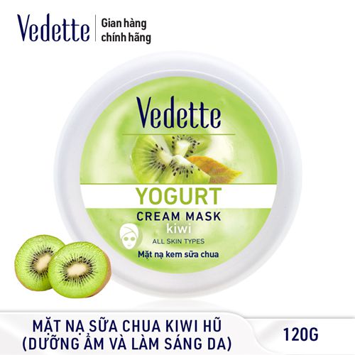 Mặt nạ sữa chua Kiwi Vedette 120ml