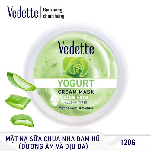 Mặt nạ sữa chua Nha đam Vedette 120ml