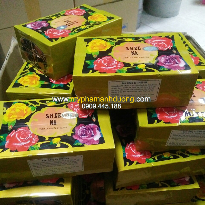 Kem trắng da bông hồng đen Shee Na
